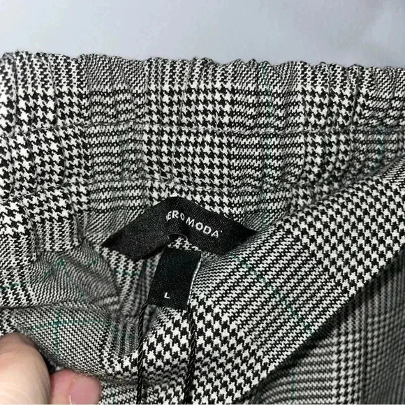 Vero Moda Vmeva Loose  String Check Ribbon Pant - Picture 5 of 5